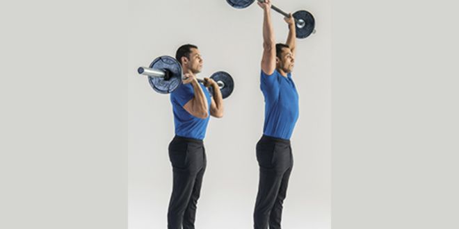 Le regard en développé militaire