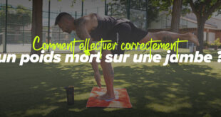 Soulevé de terre sur une jambe
