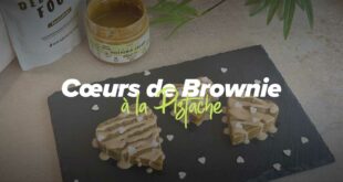 Cœurs de Brownie à la Pistache