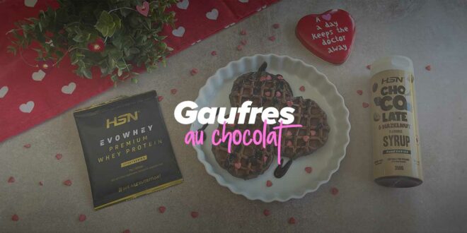 Gaufres au Chocolat pour la Saint-Valentin Gaufres au Chocolat pour la Saint-Valentin