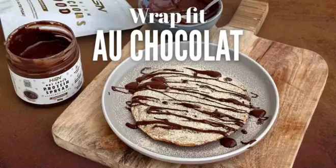 Wrap fit fourré au Chocolat Protéiné Wrap fit fourré au Chocolat Protéiné