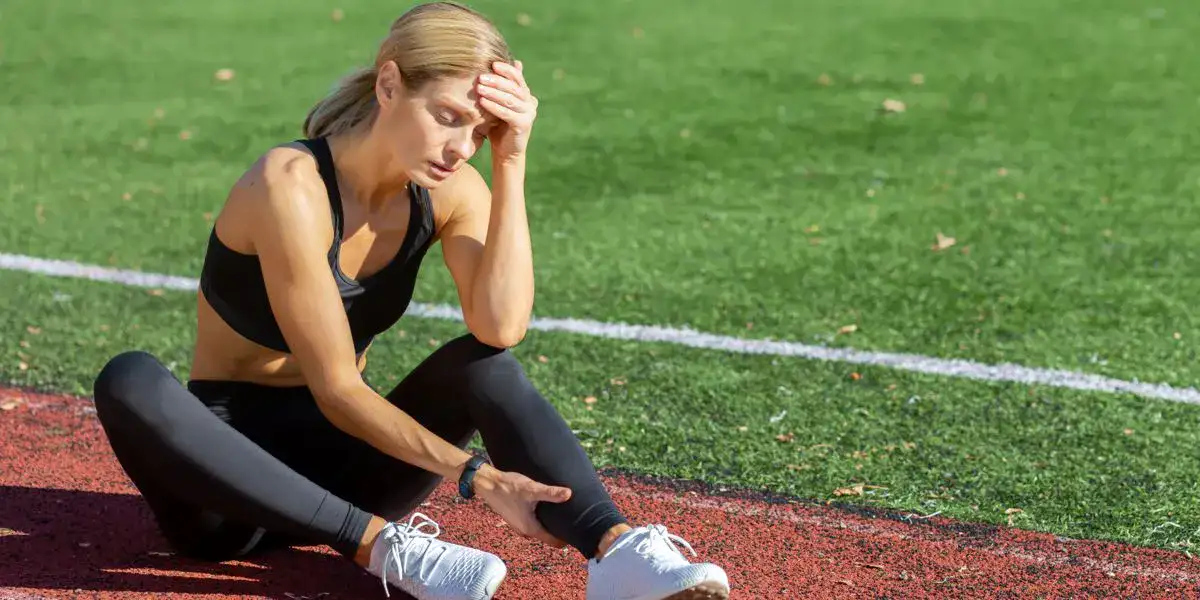 Sportif de haut niveau souffrant d'une blessure liée au stress