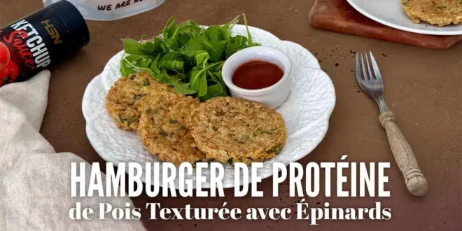 Hamburger à la Protéine de Pois Texturée Hamburger à la Protéine de Pois Texturée
