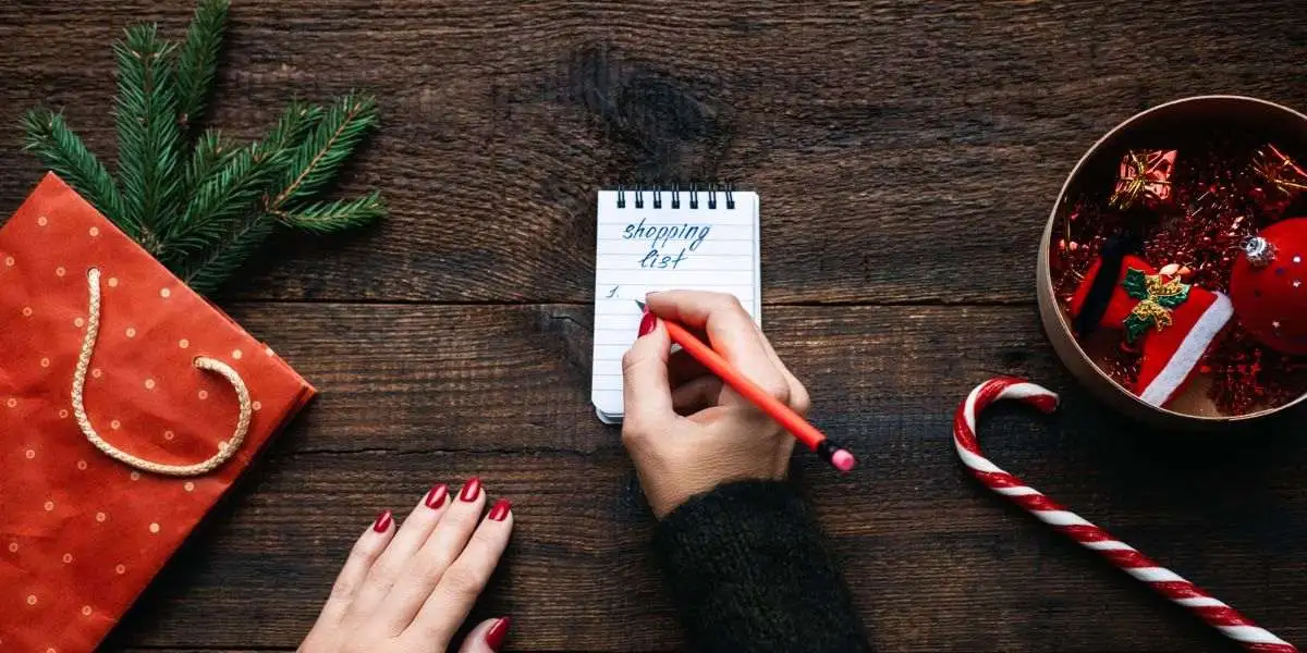 Liste des tâches pour Noël