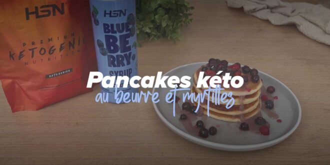 Keto Cakes au beurre et aux myrtilles