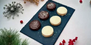 Petits sablés de Noël vanille et chocolat