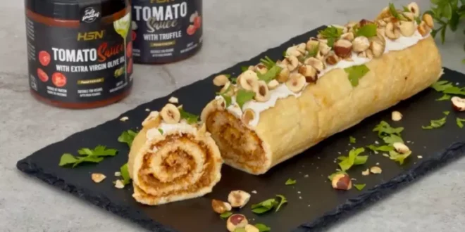 Roulé au thon avec sauce tomate