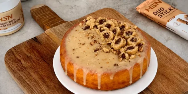 Cheesecake Protéiné Extra Crémeux au Chocolat Blanc Cheesecake Protéiné Extra Crémeux au Chocolat Blanc
