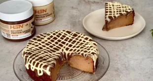 Cheesecake Protéiné au Chocolat et aux Noisettes