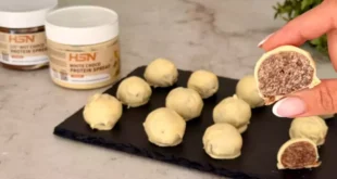 Truffes au chocolat blanc