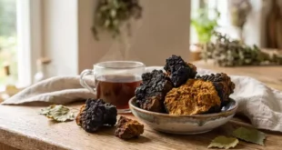 Champignon Chaga (Inonotus obliquus) : l’adaptogène antioxydant pour votre santé