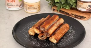 Roulés fourrés au chocolat