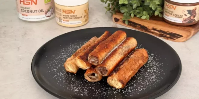 Roulés fourrés au chocolat