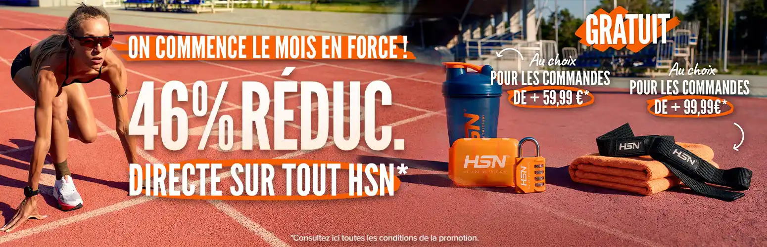 46% de R&eacute;duc. Directe sur Tout HSN