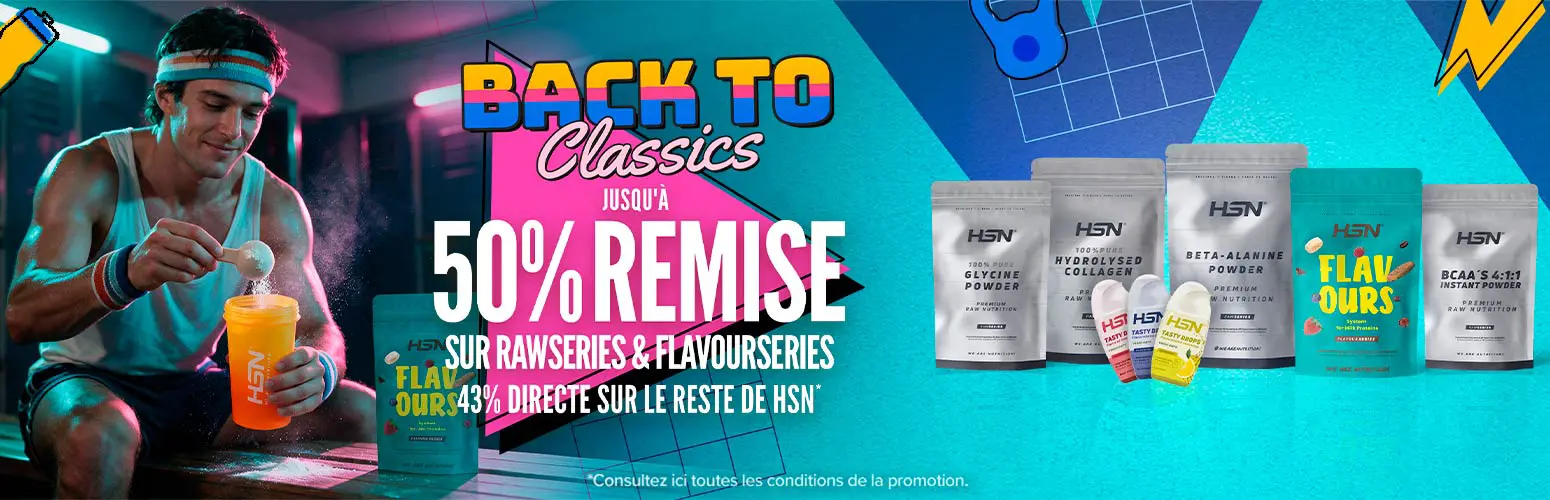 Jusqu'&agrave; 50% R&eacute;duc. sur RawSeries & FlavourSeries