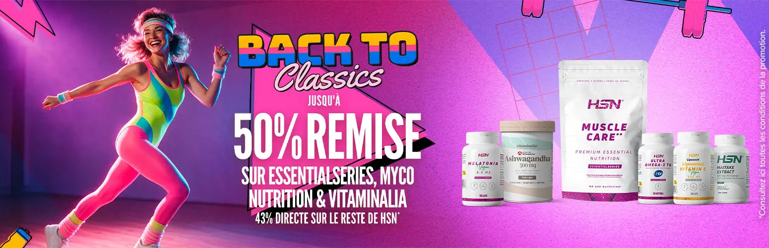 Jusqu'&agrave; 50% de R&eacute;duc. sur EssentialSeries, Myco Nutrition & Vitaminalia