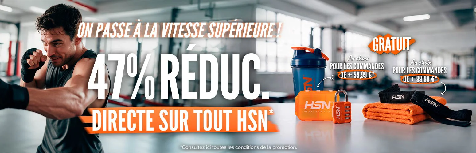 47% de R&eacute;duc. Directe sur Tout HSN