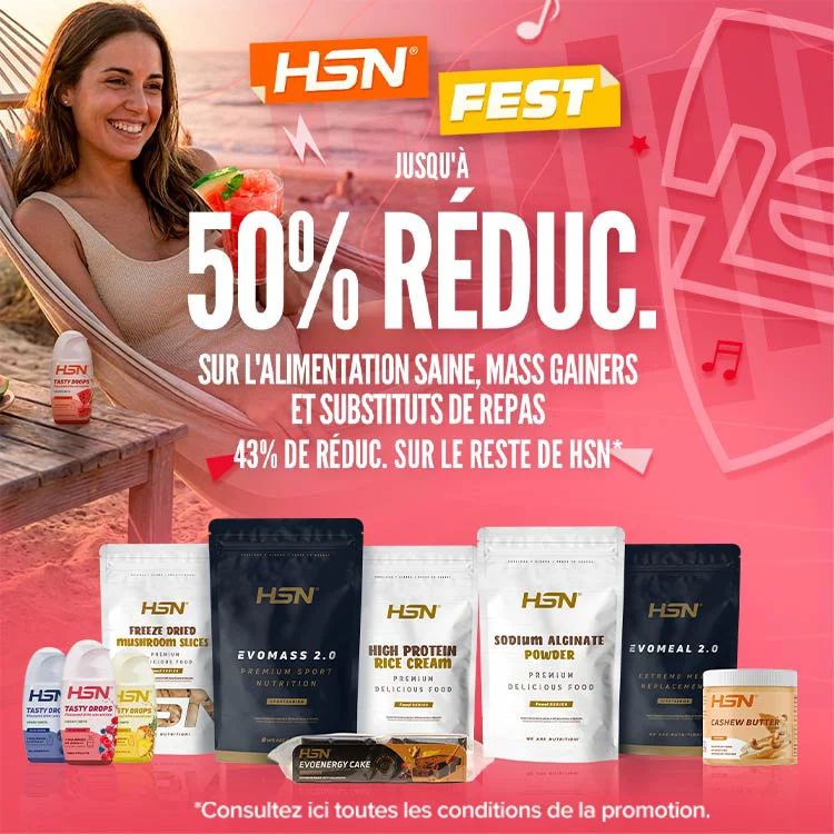 Jusqu'&agrave; 50% de R&eacute;duc. sur l&rsquo;Alimentation Saine, Mass Gainers et Substituts de Repas