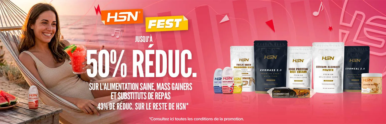 Jusqu'&agrave; 50% de R&eacute;duc. sur l&rsquo;Alimentation Saine, Mass Gainers et Substituts de Repas