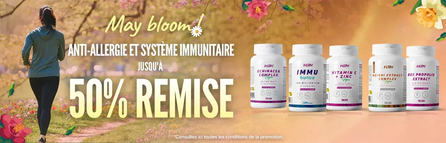 Jusqu'&agrave; 50% de R&eacute;duc. sur Anti-allergie & Syst&egrave;me Immunitaire
