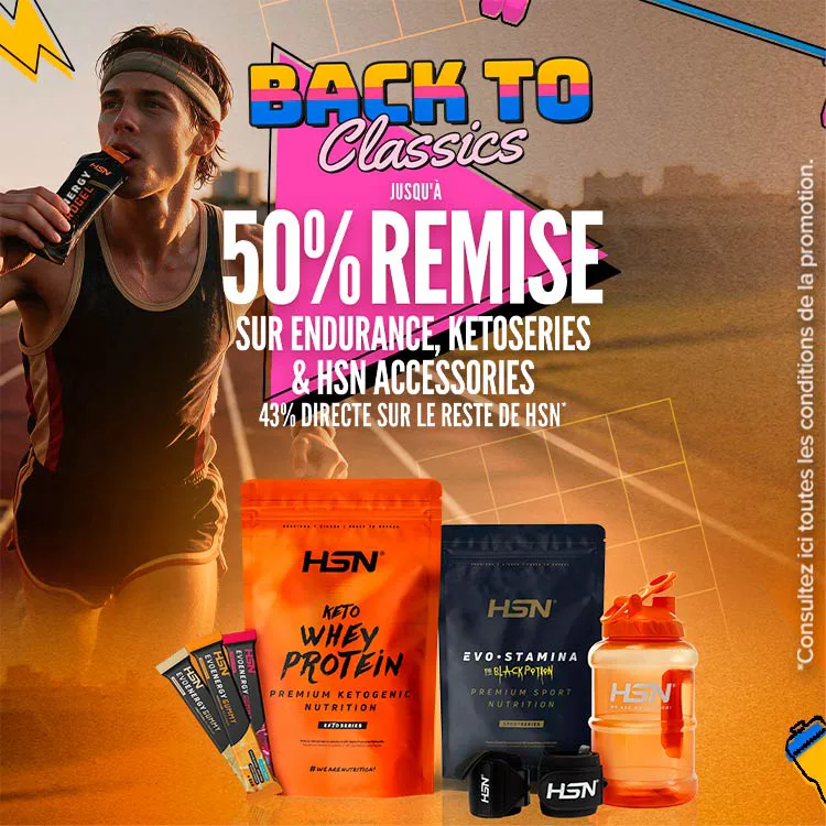 Jusqu'&agrave; 50% de R&eacute;duc. sur Endurance, KetoSeries & HSN Accessories