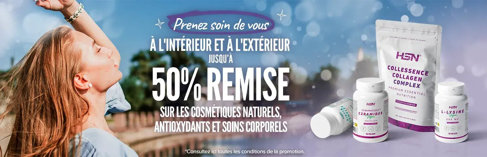 Jusqu'&agrave; 50% de R&eacute;duc. sur les Cosm&eacute;tiques Naturels, Antioxydants et Soins Corporels