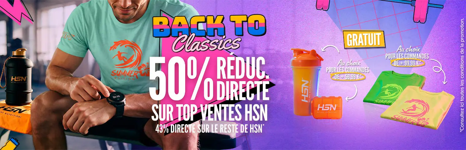 50% R&eacute;duc. Directe sur TOP Ventes HSN