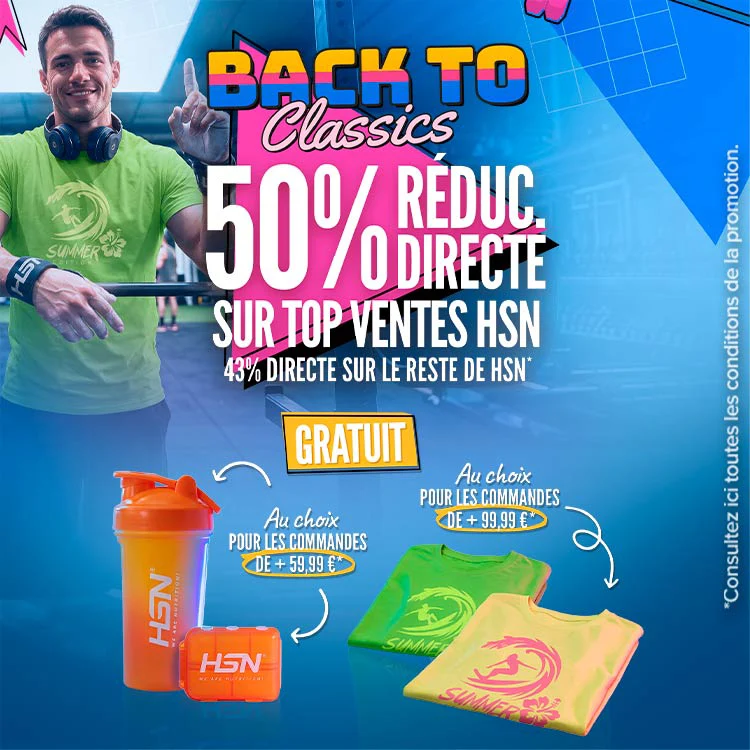 50% R&eacute;duc. Directe sur TOP Ventes HSN