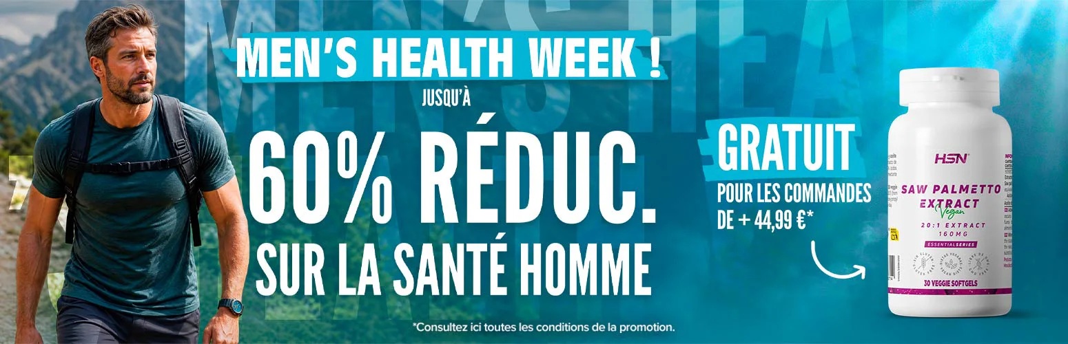 Jusqu'&agrave; 60% de R&eacute;duc. sur la Sant&eacute; Homme