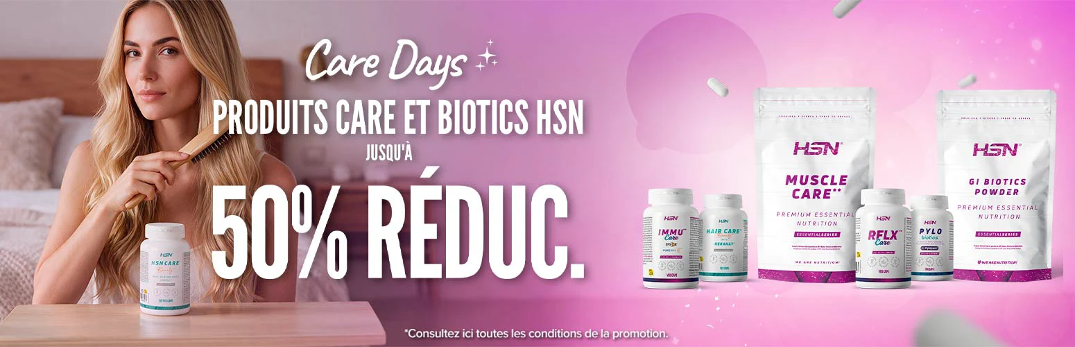Jusqu'&agrave; 50% de R&eacute;duc. sur les Produits Care et Biotics HSN