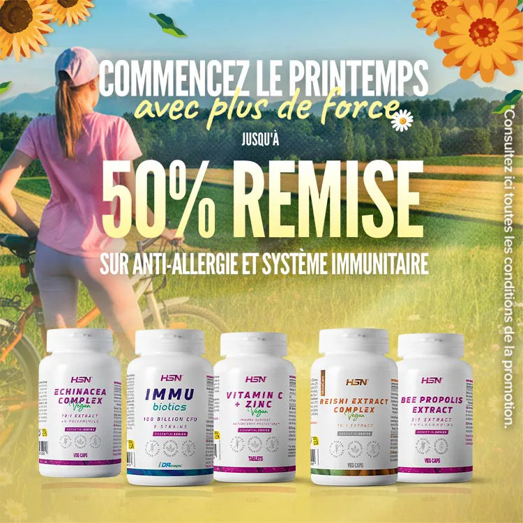 Jusqu'&agrave; 50% de R&eacute;duc. sur Anti-allergie & Syst&egrave;me Immunitaire
