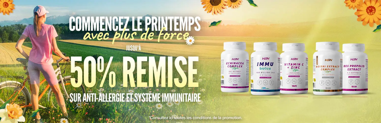 Jusqu'&agrave; 50% de R&eacute;duc. sur Anti-allergie & Syst&egrave;me Immunitaire