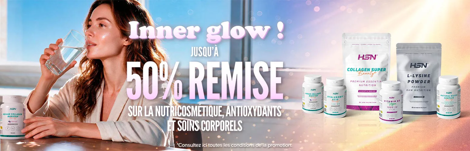 Jusqu'&agrave; 50% de R&eacute;duc. sur la Nutricosm&eacute;tique, Antioxydants et Soins Corporels