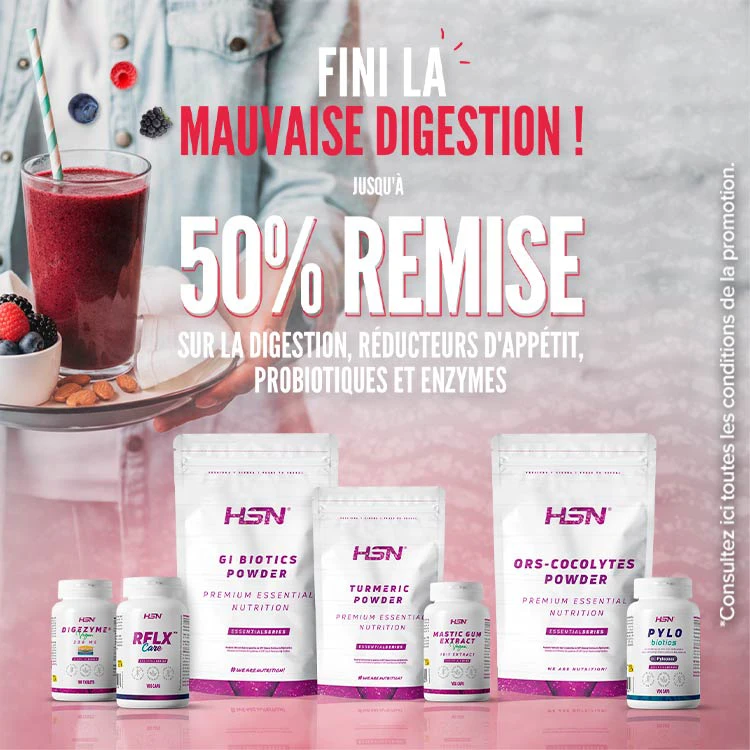 Jusqu'&agrave; 50% de R&eacute;duc. sur la Digestion, R&eacute;ducteurs d'app&eacute;tit, Probiotiques&nbsp;et Enzymes.&nbsp;