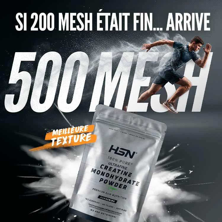 Monohydrate de Cr&eacute;atine Ultra-Fin en Poudre (500 mesh) de HSN
