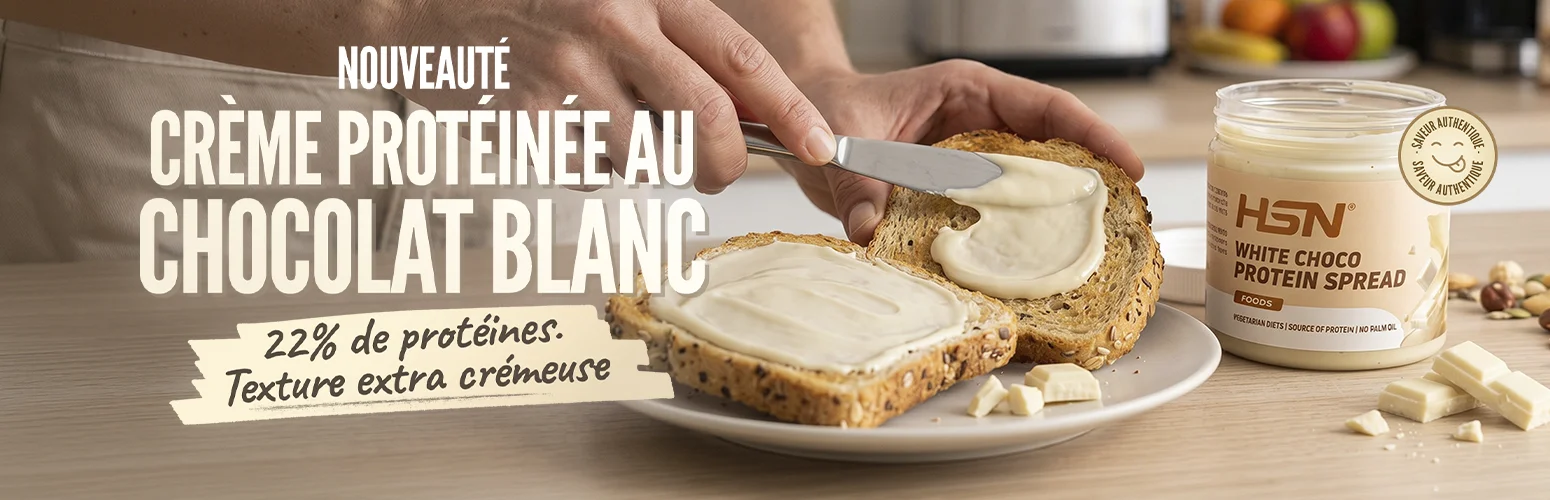 Cr&egrave;me Prot&eacute;in&eacute;e au Chocolat Blanc de HSN