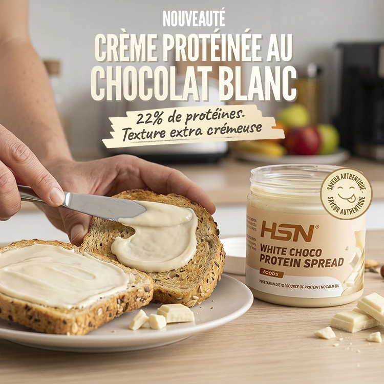 Cr&egrave;me Prot&eacute;in&eacute;e au Chocolat Blanc de HSN