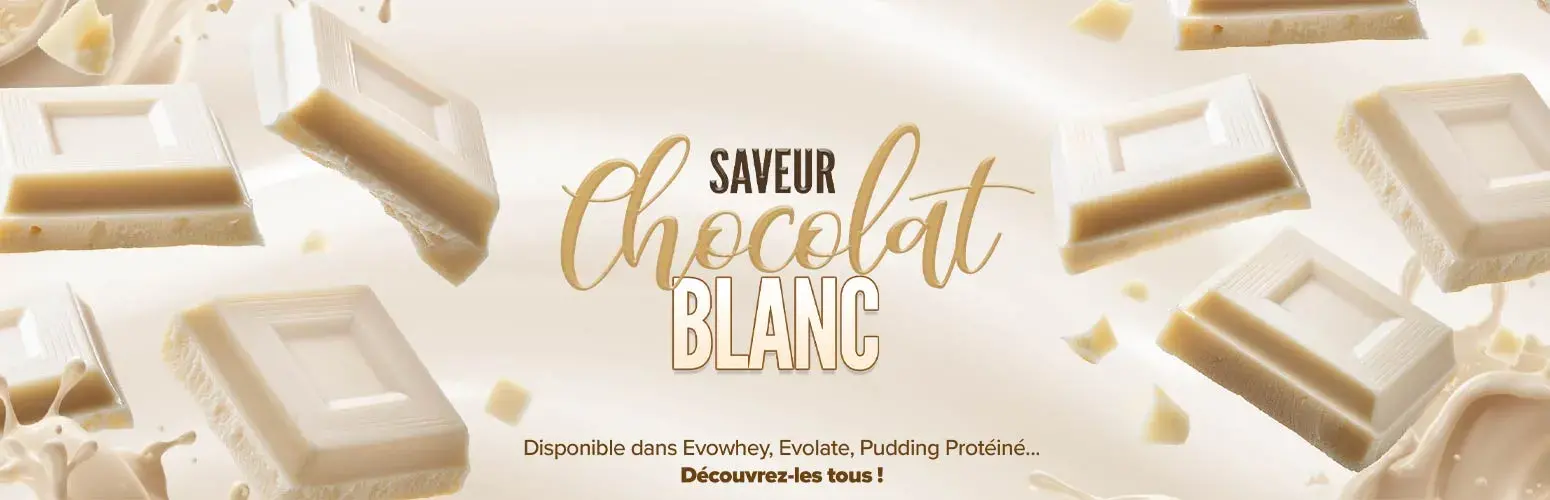 Testez notre saveur Chocolat Blanc