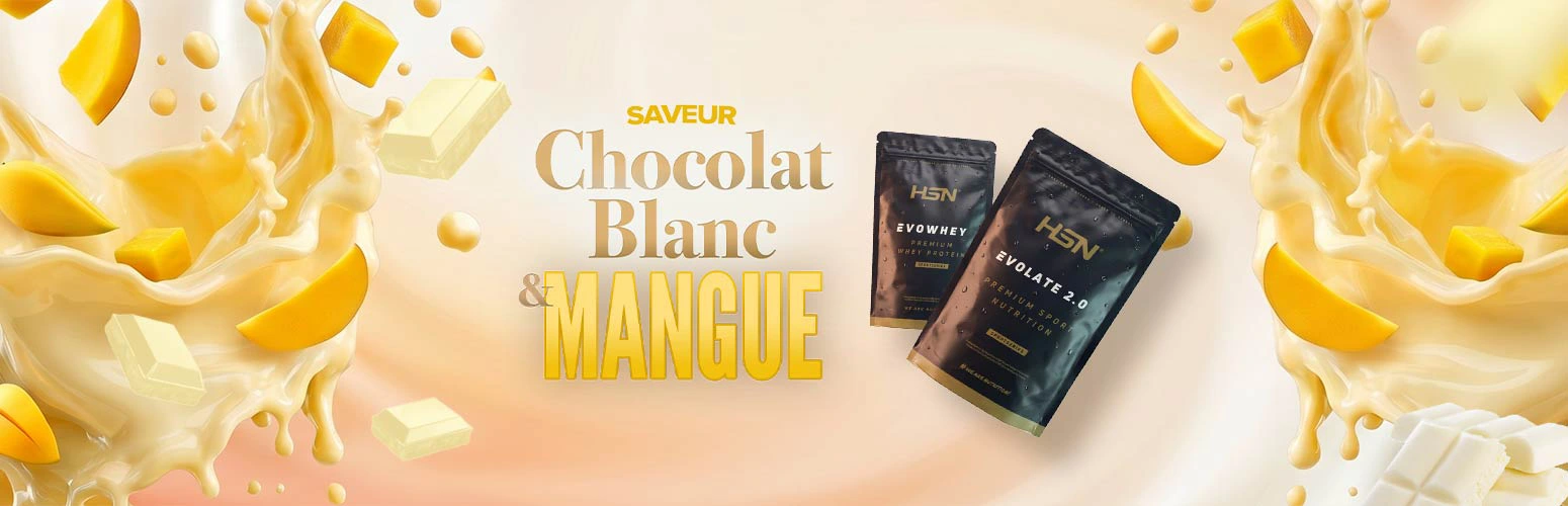 Saveur Chocolat Blanc et Mangue