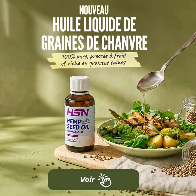Huile de graines de chanvre liquide de HSN