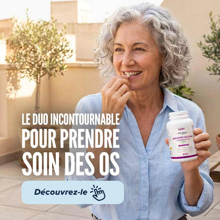 Calcium Quelat&eacute; Albion&trade; + Vitamine D3 V&eacute;g&eacute;talienne de HSN
