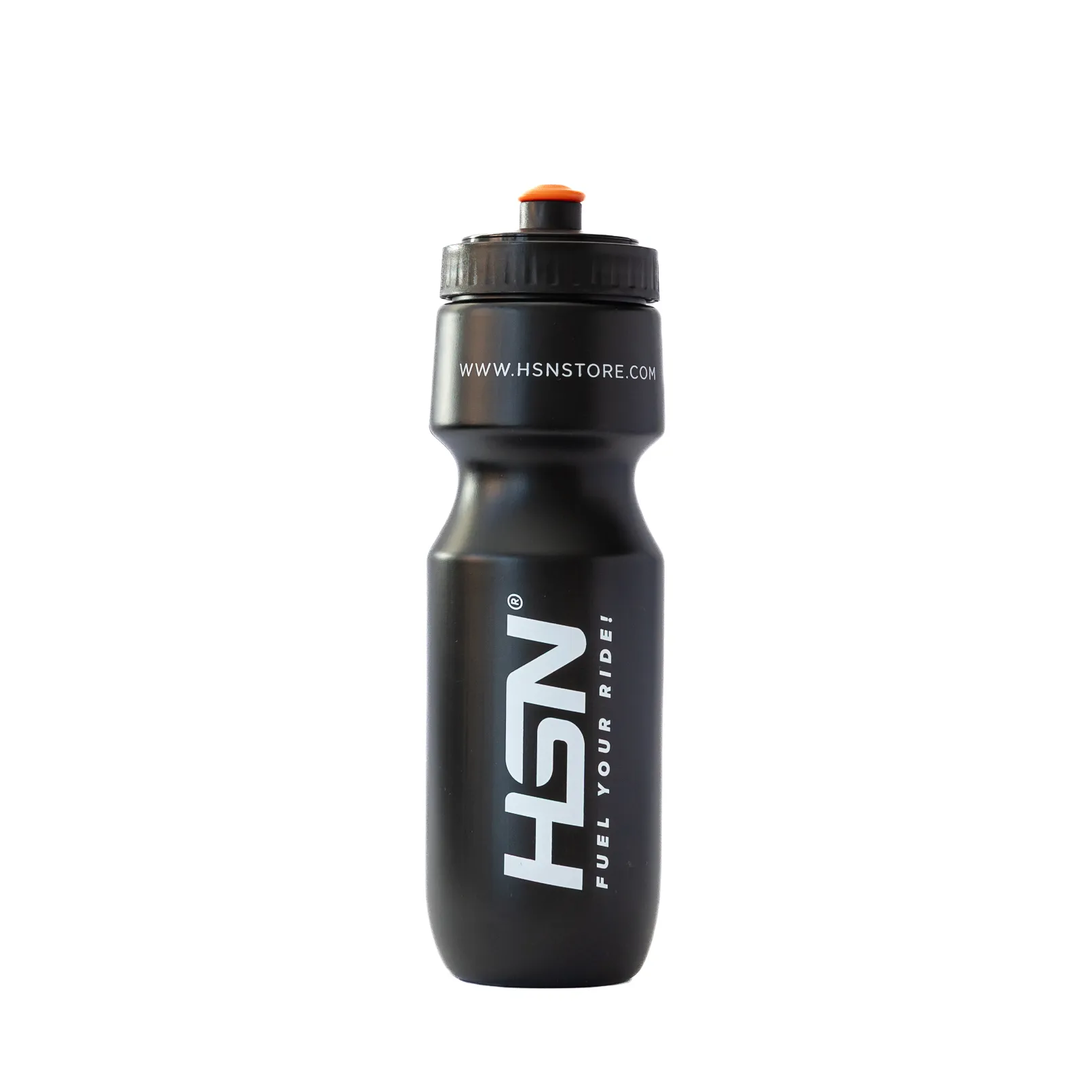 GOURDE CYCLISME HSN 700ml 'FUEL YOUR RIDE' NOIRE ET BLANCHE