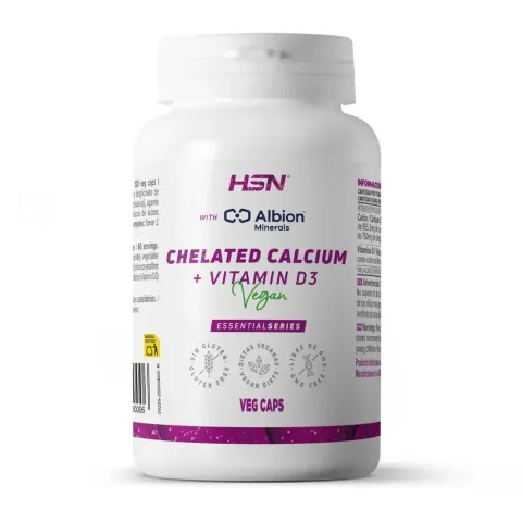 CALCIUM QUELATÉ Albion™ + VITAMINE D3 VÉGÉTALIENNE (250 mg CALCIUM/1000 UI)