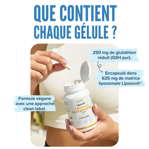 glutathion rduit liposomal Bandini 60 Glules, Forme Active L-Glutathion Glutathion liposomal - Beaverhill