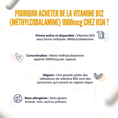 Vitamine B12 1000µg Méthylcobalamine - 600 Comprimés, Dose élevée, Végétalien - Marque Anabol Cracker