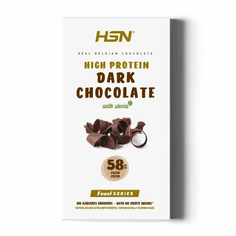 TABLETTE DE CHOCOLAT NOIR HYPERPROT&Eacute;IN&Eacute; ET ST&Eacute;VIA (SANS SUCRE) - 100g
