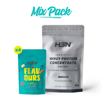 100% WHEY PROTEIN CONCENTRATE + AROMATISANTES - MIX PACK