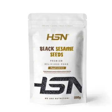 Graines de s&eacute;same noir non d&eacute;cortiqu&eacute;es 500g
