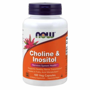CHOLINE + INOSITOL 250mg/250mg - 100 veg caps CHOLINE + INOSITOL 250mg/250mg - 100 veg caps