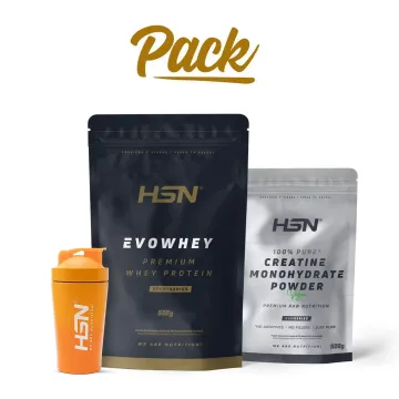 PACK - EVOWHEY + CRÉATINE (AVEC SHAKER)